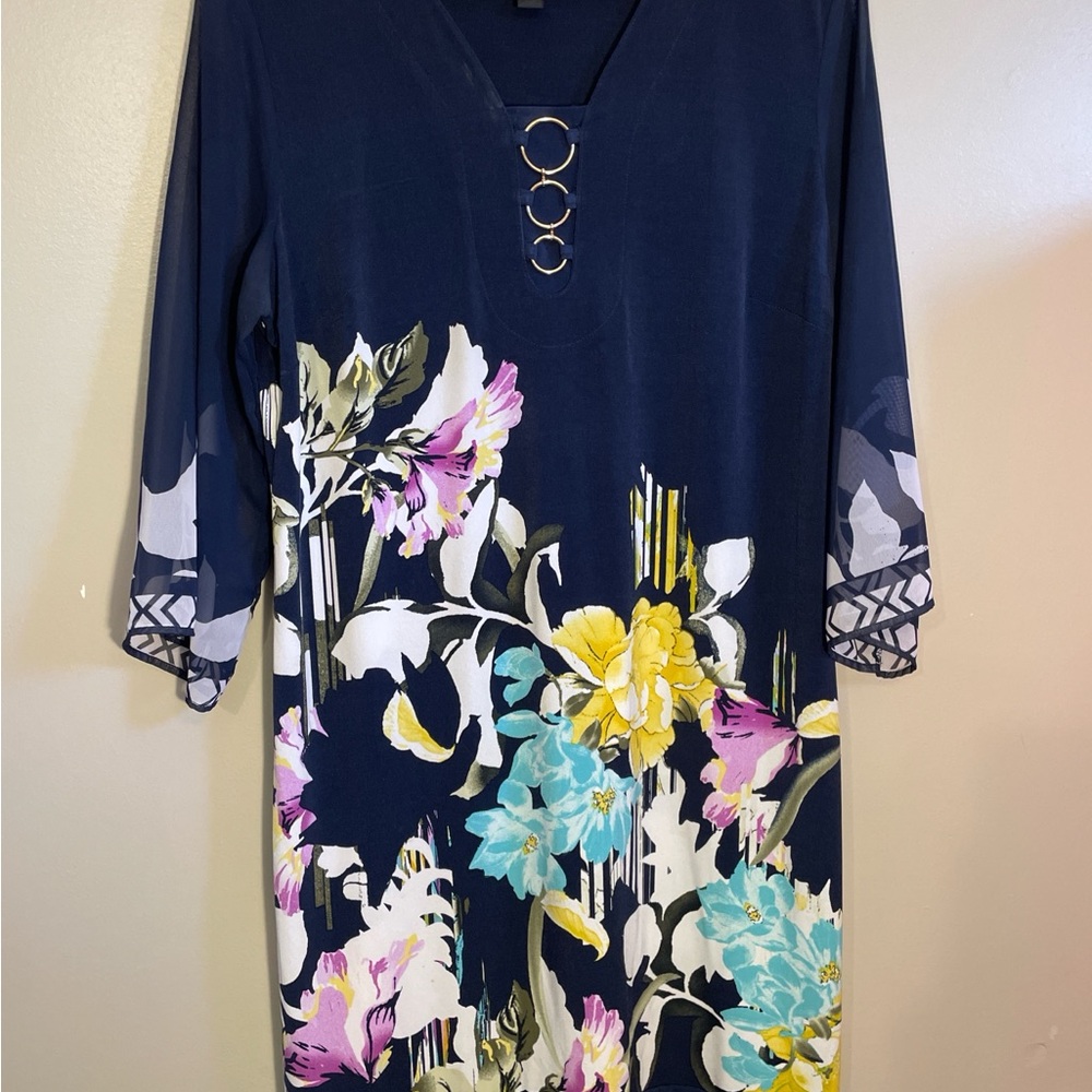 JM Collection Navy Blue Garment